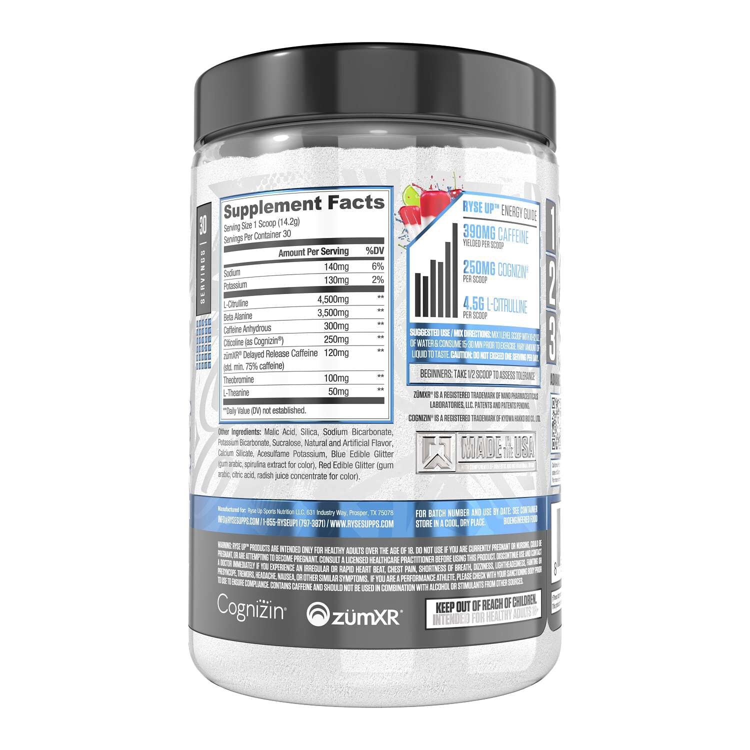 RYSE Loaded Pre - Freedom Rocks (30 Servings)