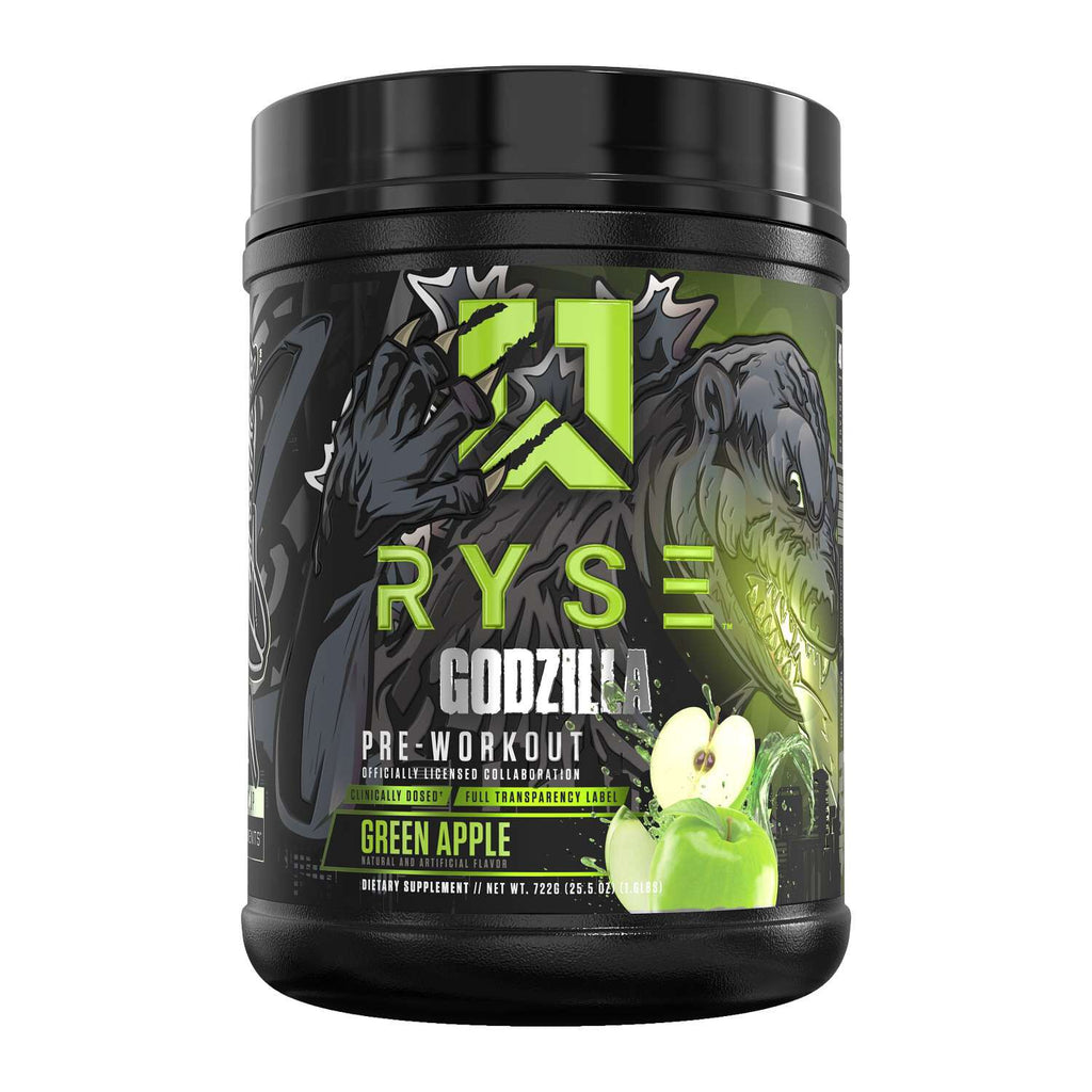 RYSE Godzilla Pre-Workout - Green Apple (40 Servings)