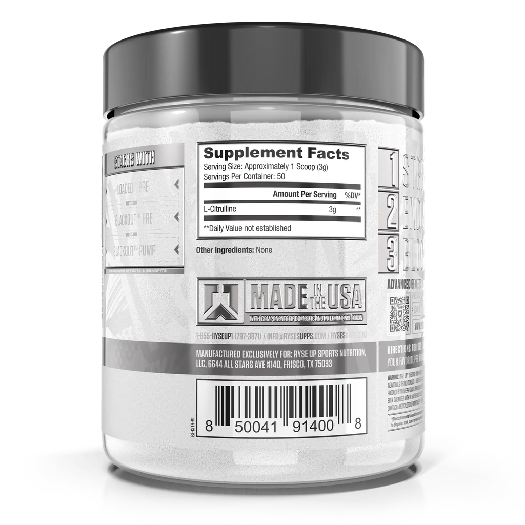 L-Citrulline - Ready for Workout Time